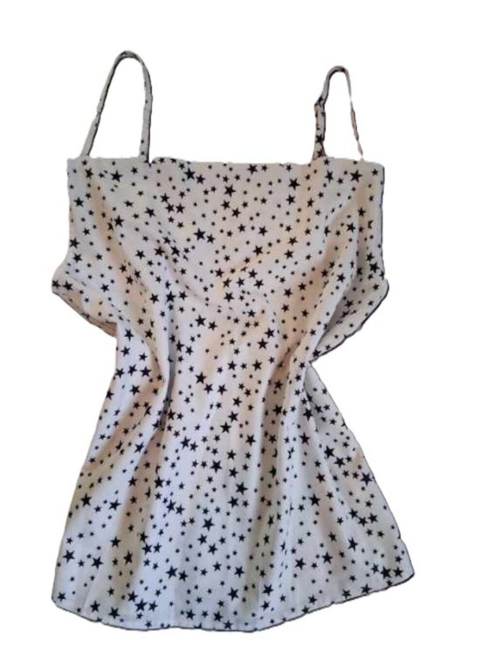 Women's Sleeveless Tank Top with Black Stars